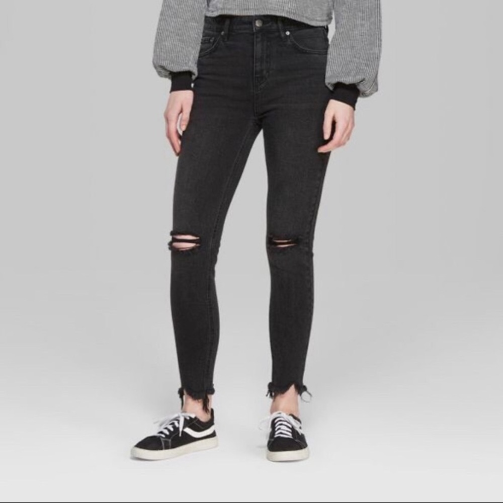 Wild Fable Black High Rise Skinny Jeans